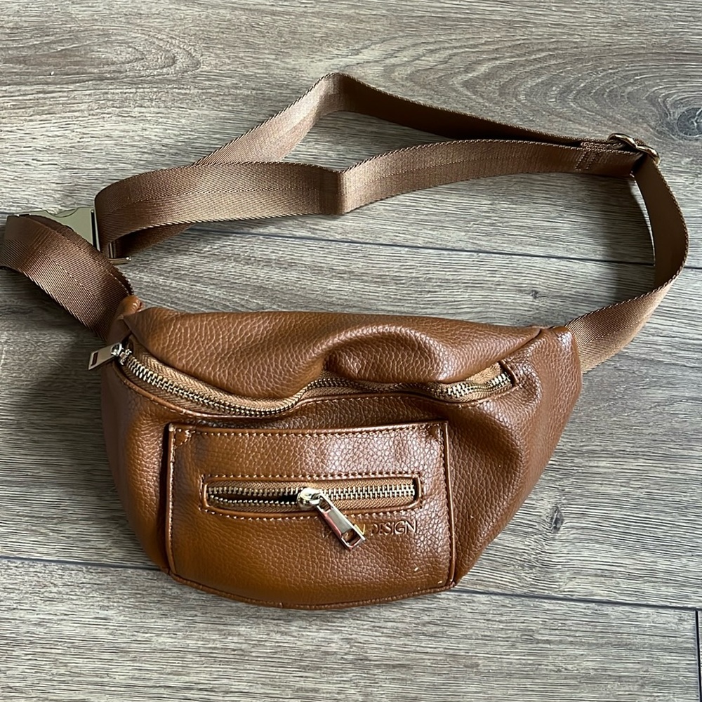 Brown Leather Crossbody Bag